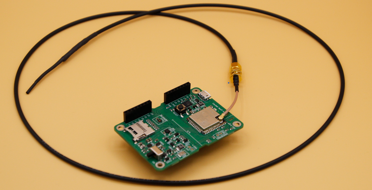 CanSat NeXT with the antenna.